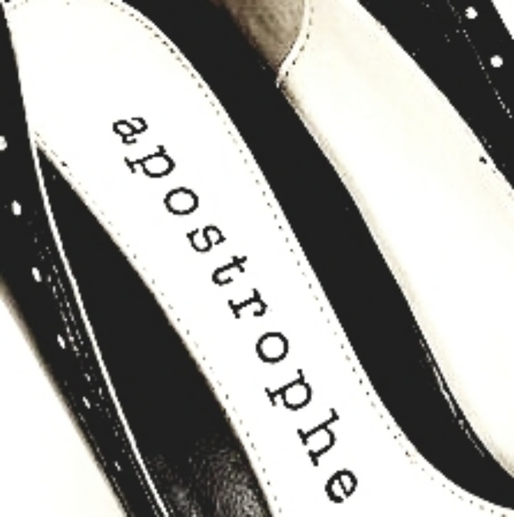 🌷Just In🌷Apostrophe Black Leather Peep Toe Heels - Picture 8 of 8